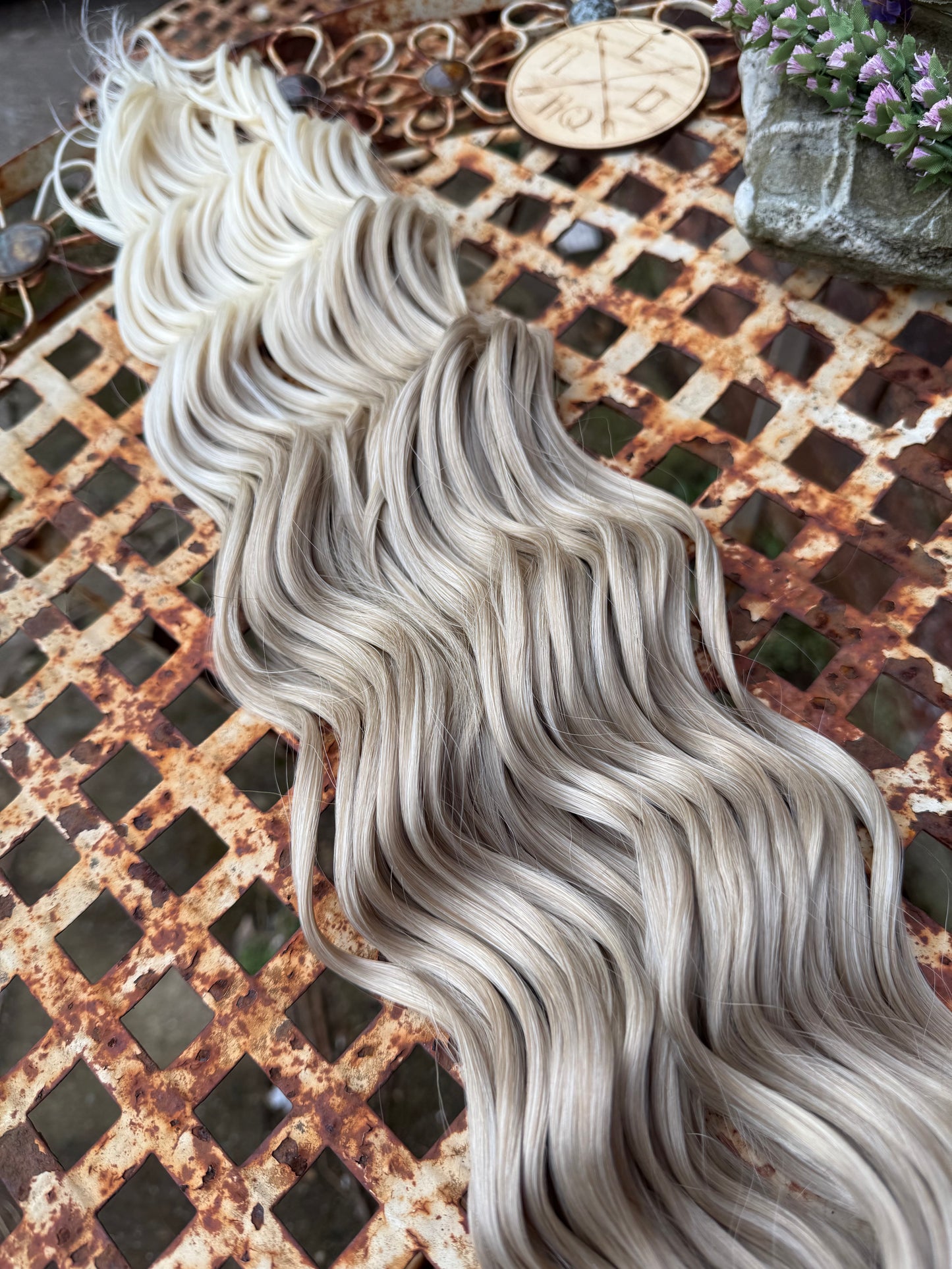 Natural to Bleach Blonde Ombré Loose Brushable Wave
