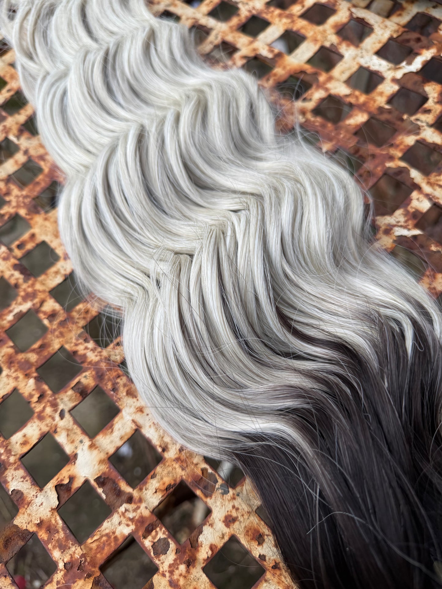 Dark Brown to Ash Ice Loose Brushable Wave