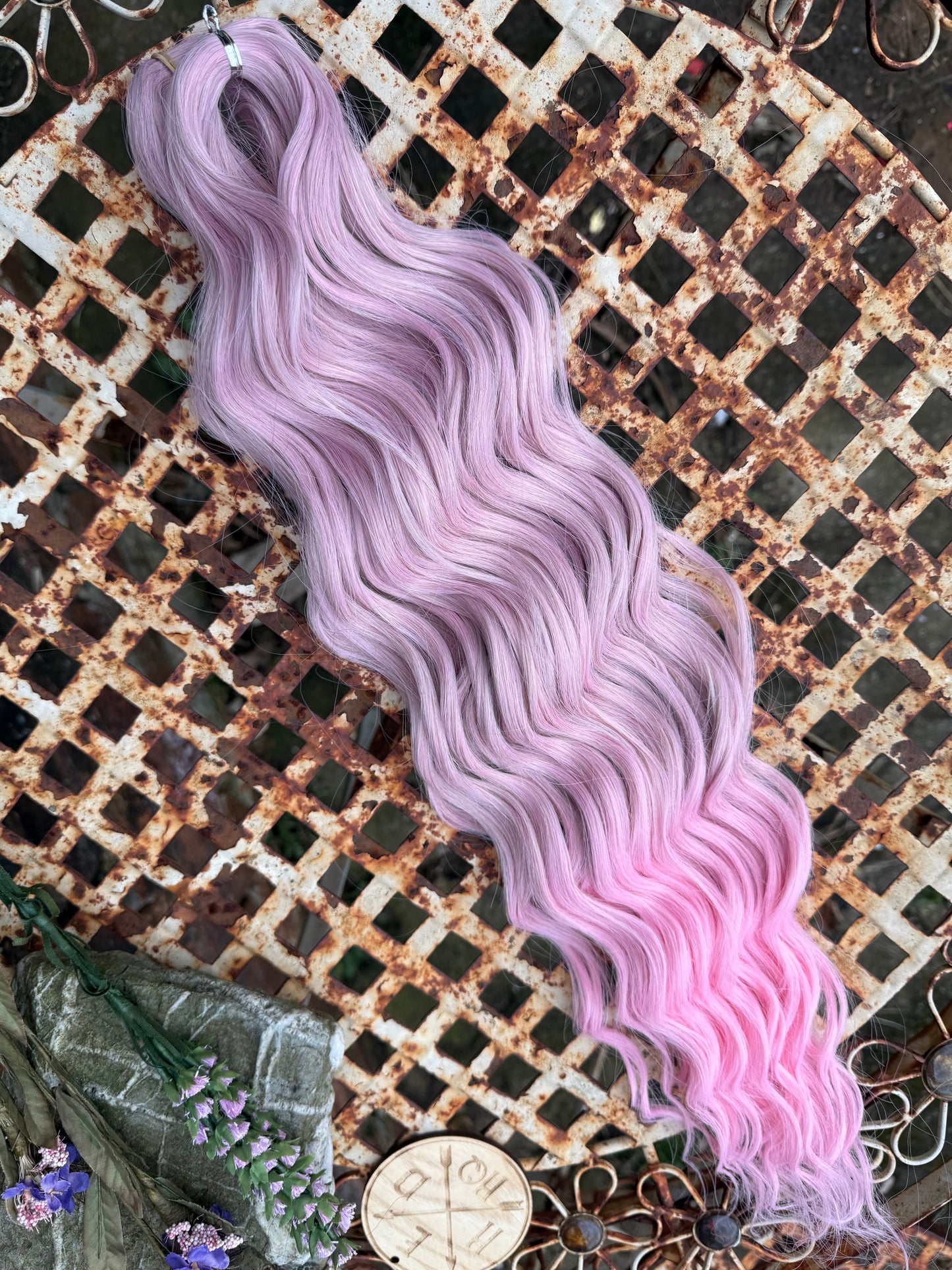 Pink Ombré Loose Brushable Wave