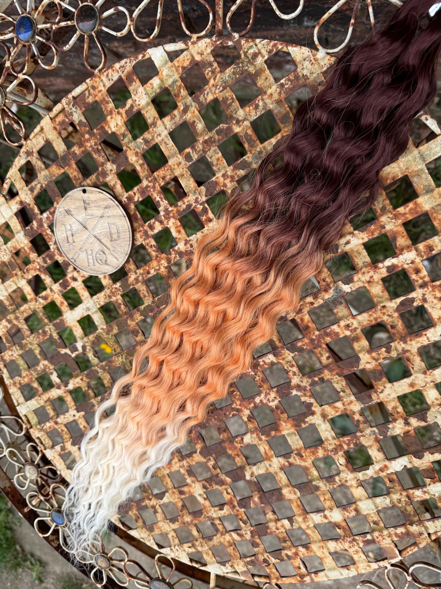 Brown Orange White Ombre Ariel Beach Wave 100g
