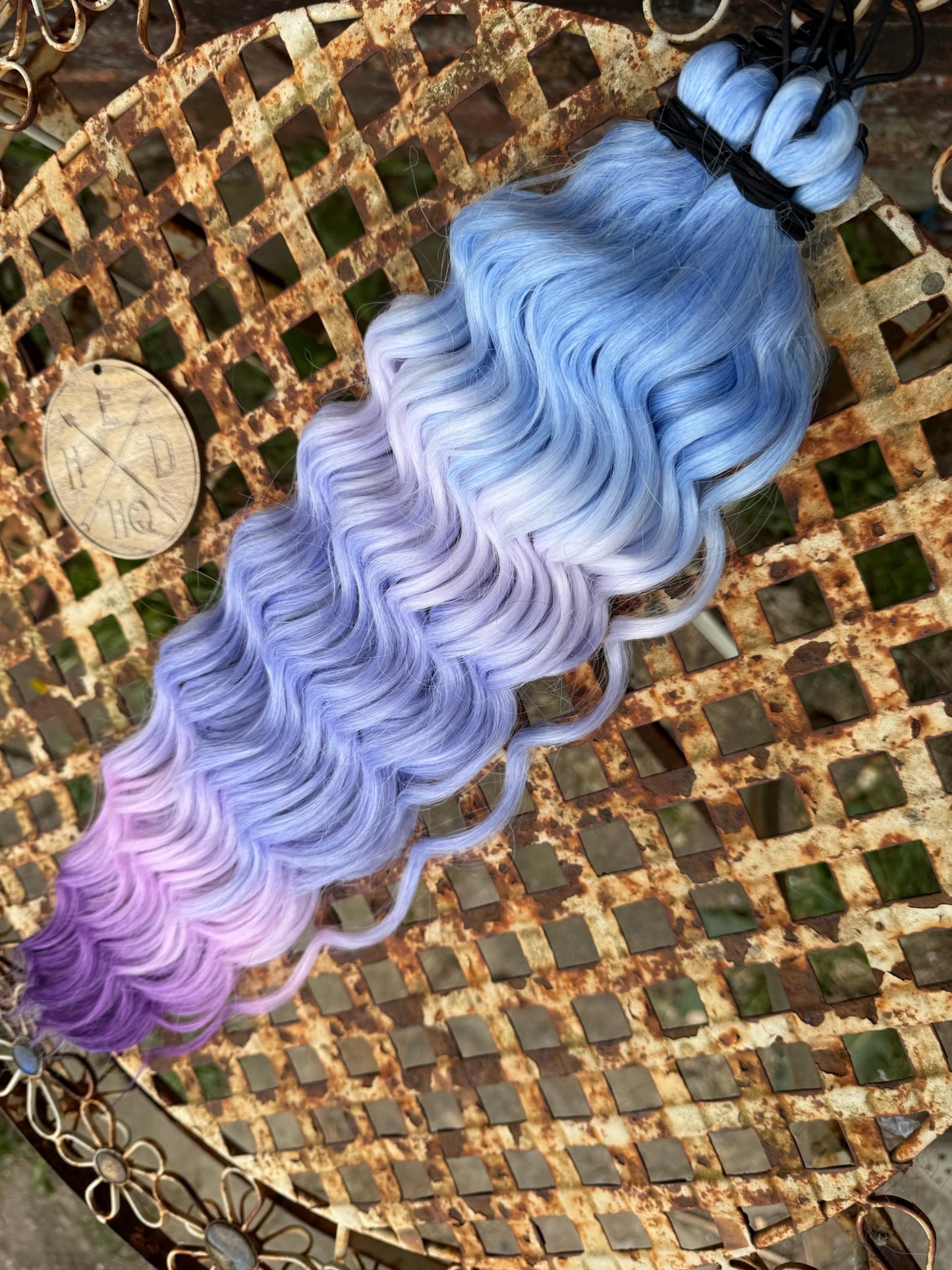 Blue Purple Ombre Anna Loose Wave 100g