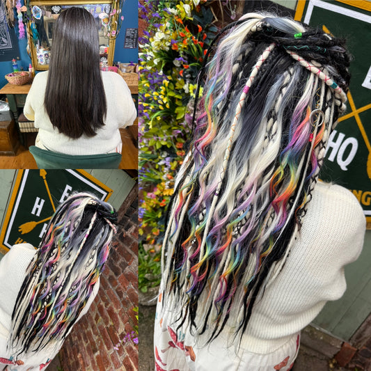 Black / Ice Blonde / Rainbow set x 50 pieces