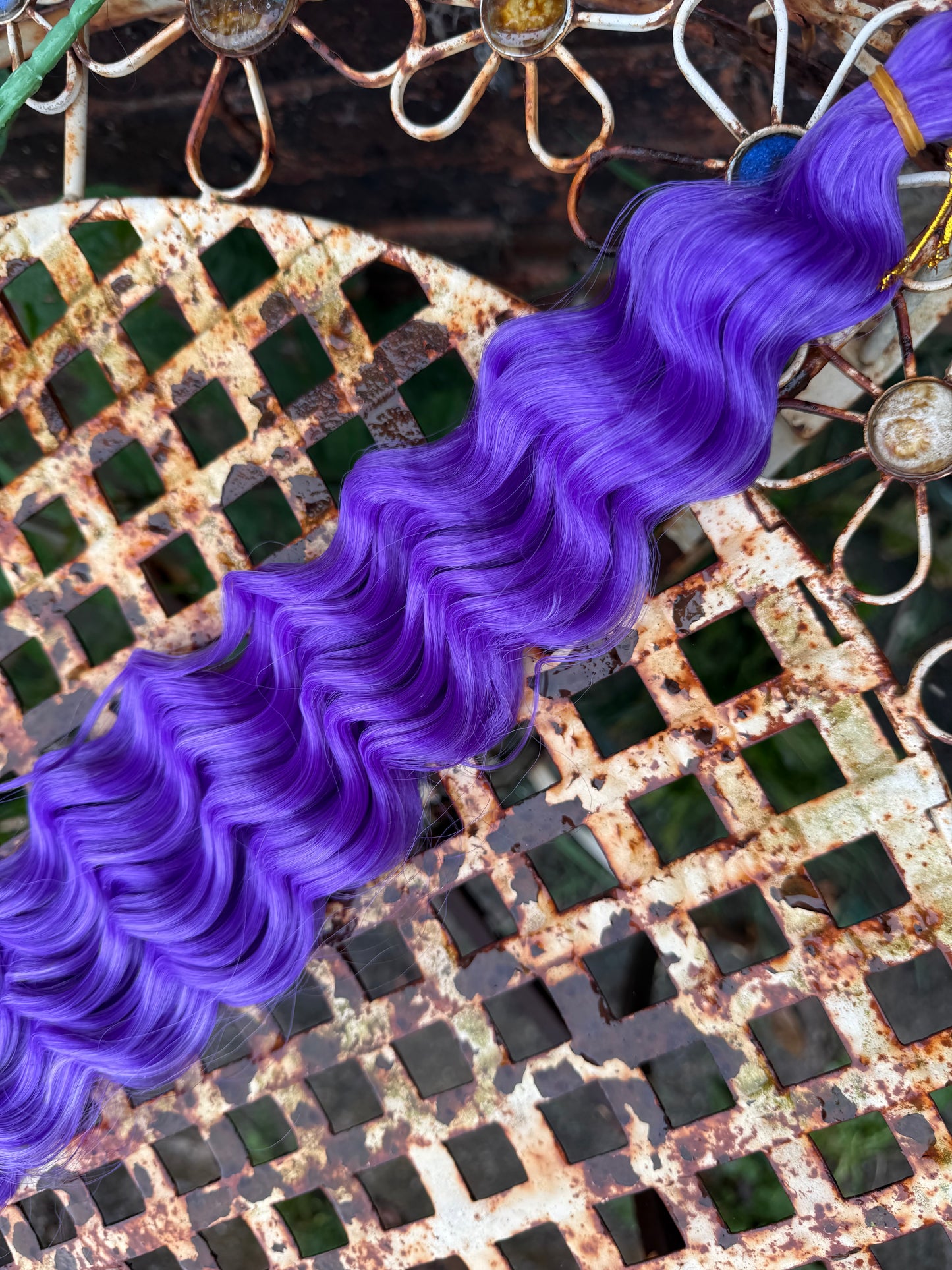 Purple Pastel Pink Ombre Ariel Beach Wave 120g 32”