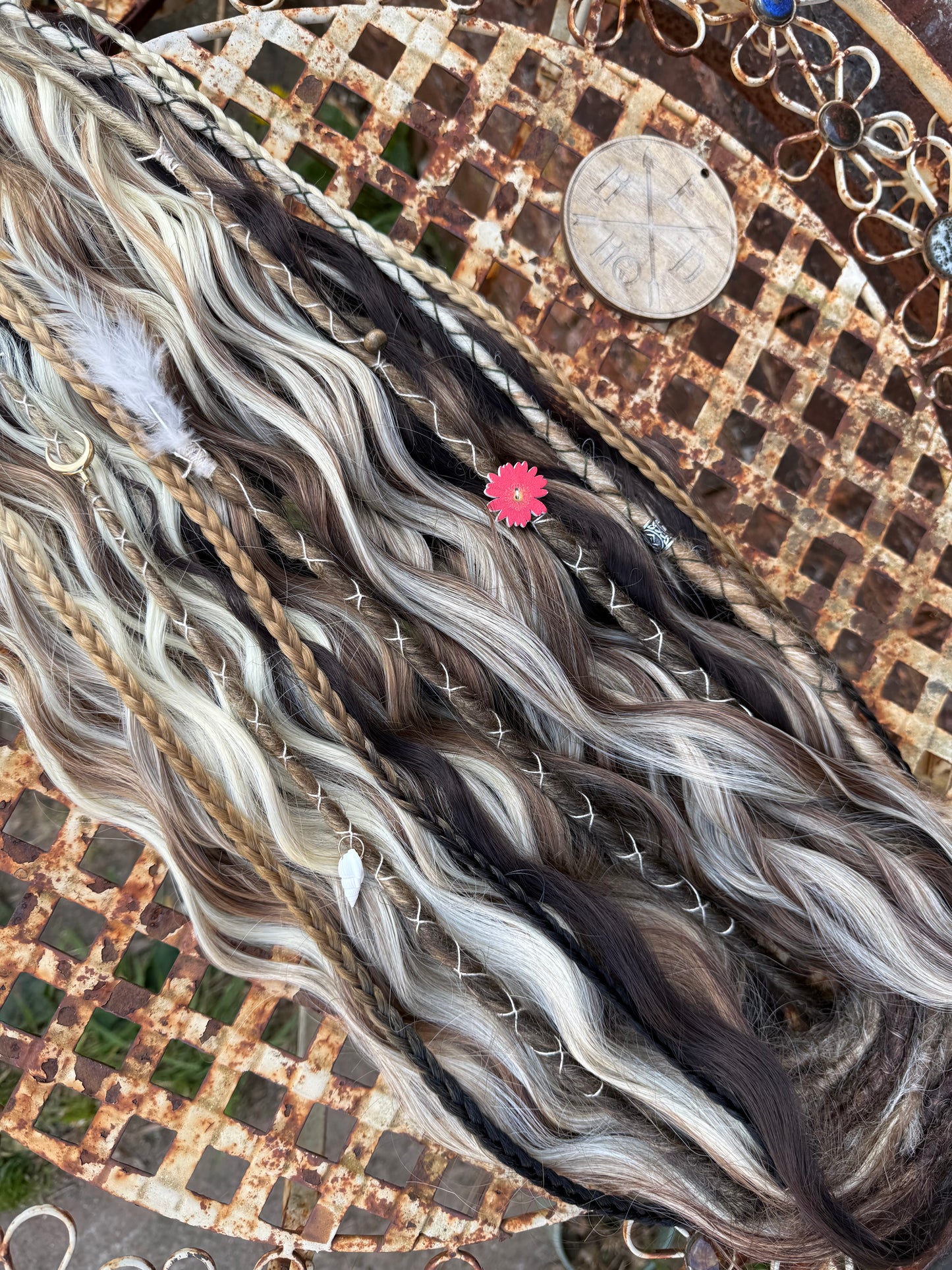 Mixed Ombre + Dark Brown Set x 50 pieces / Full Head