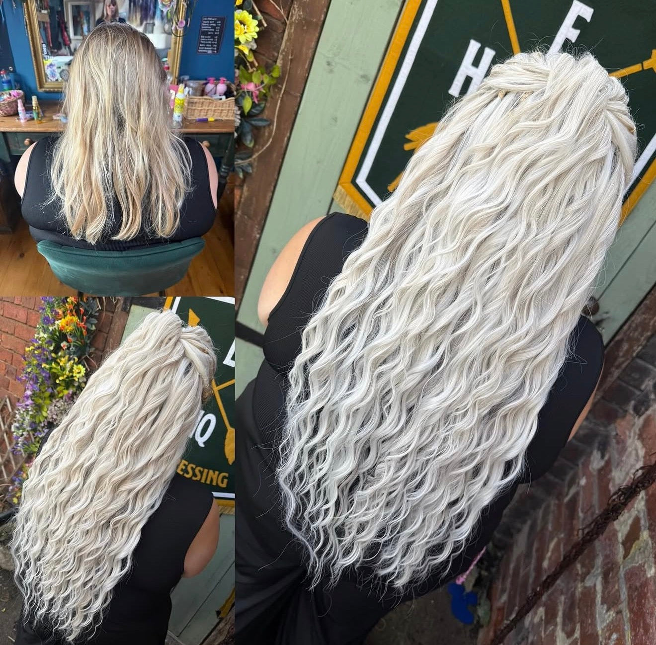 Ice Blonde set x 50 pieces / Full Head