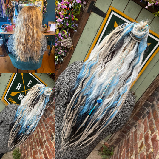 Ice Blonde / Ice to Blue Black Ombre x 50 pieces