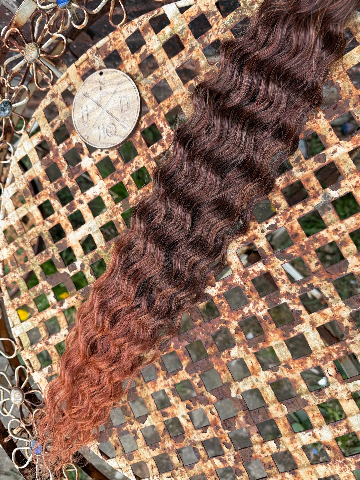 Brown / Copper Ombre Ariel Beach Wave 100g