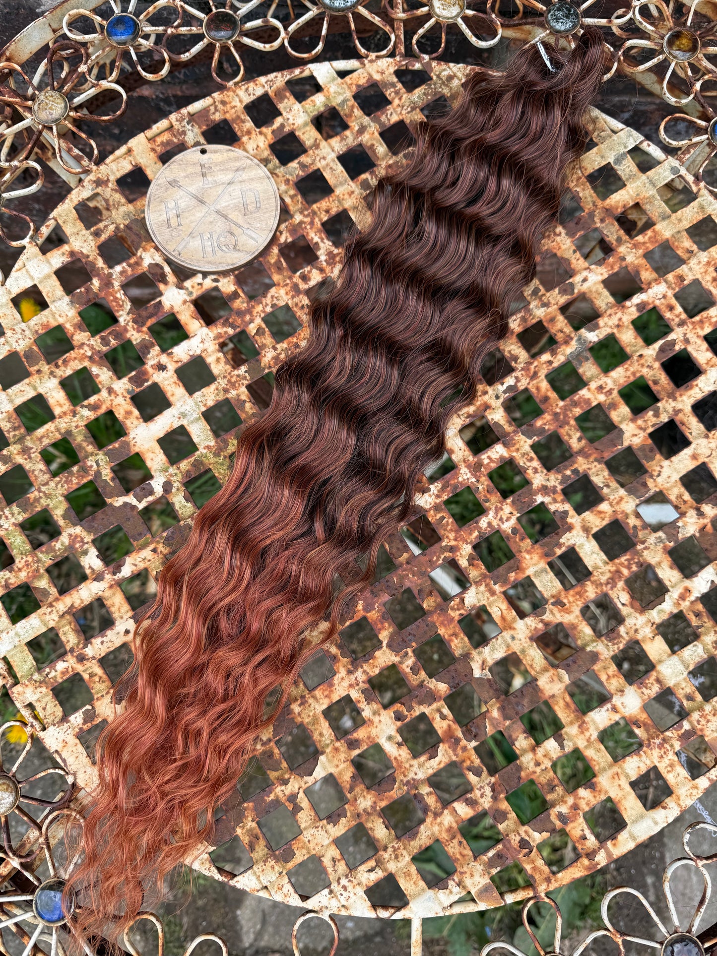 Brown / Copper Ombre Ariel Beach Wave 100g