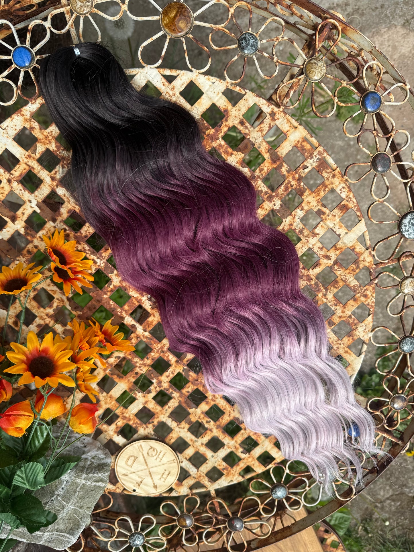 Purple Ombre Anna Loose Wave 100g