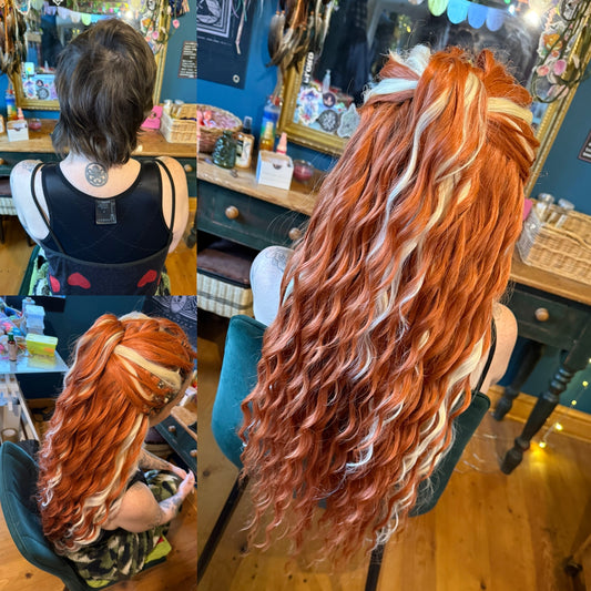 Bright Copper / Blonde set x 50 pieces / Full Head