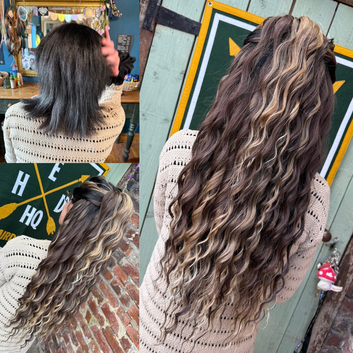 Three tone ombre x 50 pieces / Full Head