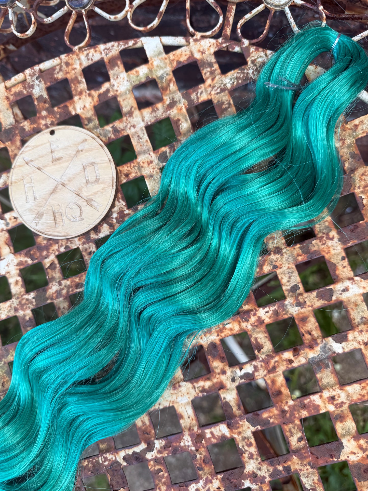 Green Ombré Loose Brushable Wave