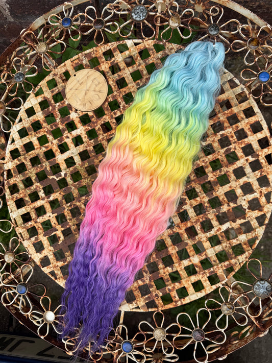Purple Tip Rainbow Ombre Ariel Beach Wave 100g