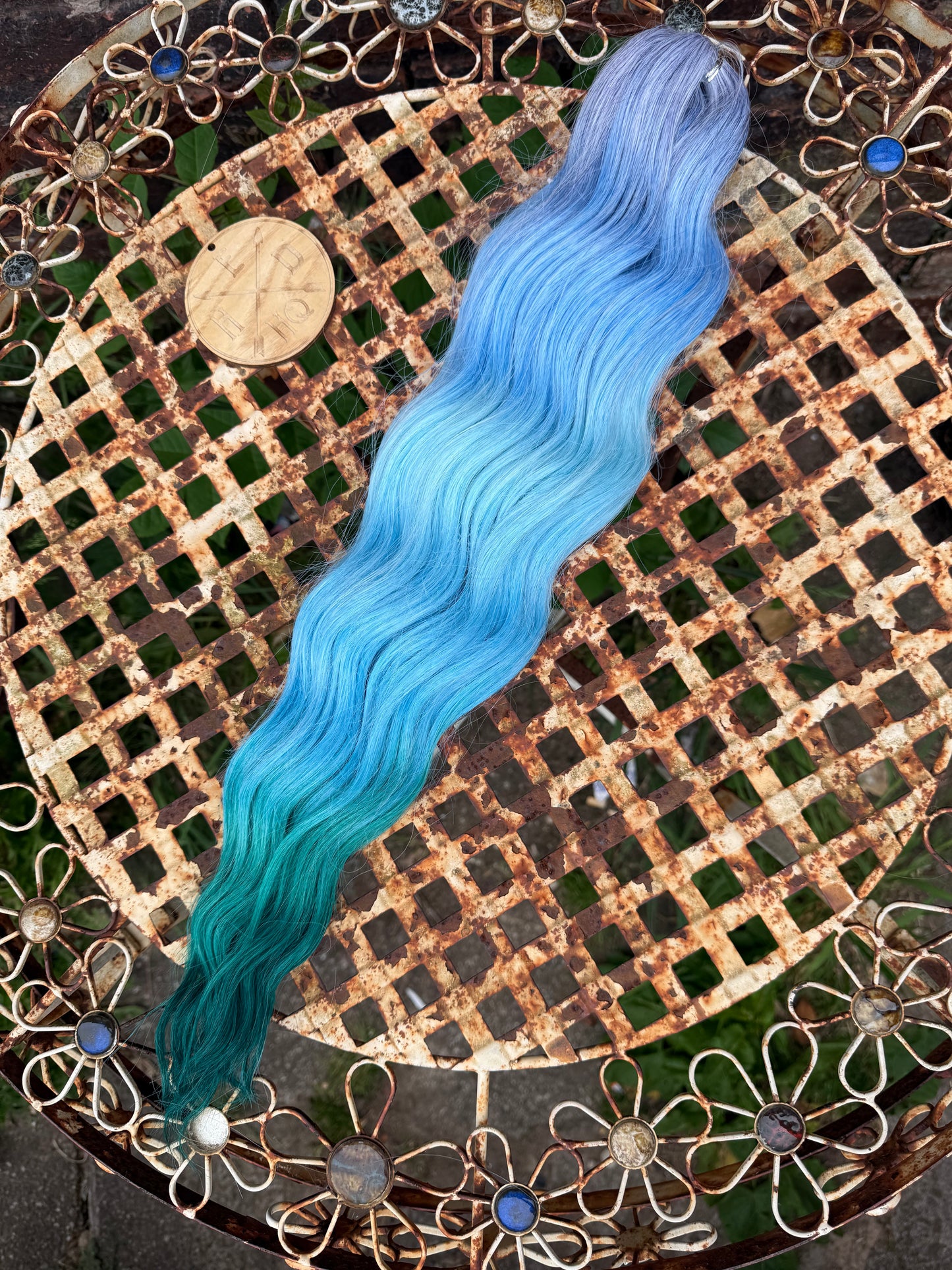 Seafoam Ombré Loose Brushable Wave
