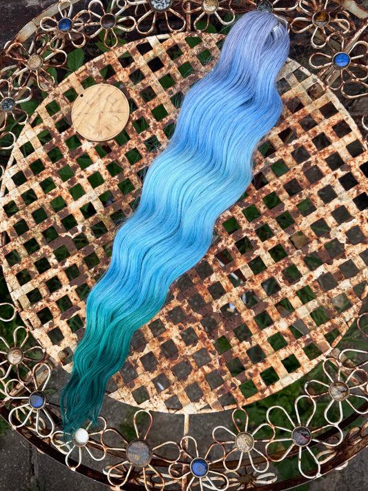 Seafoam Ombré Loose Brushable Wave