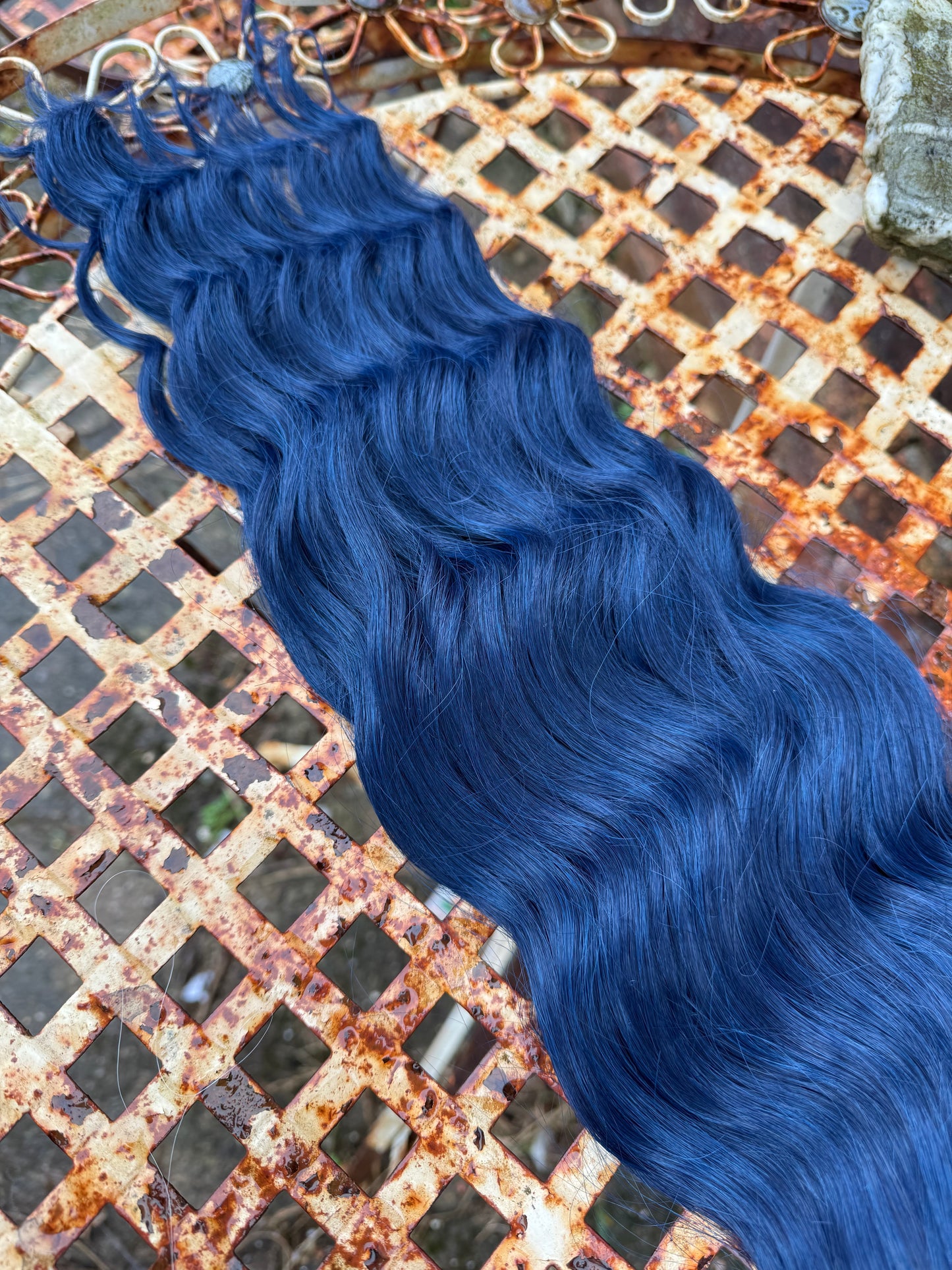 Deep Blue Loose Brushable Wave