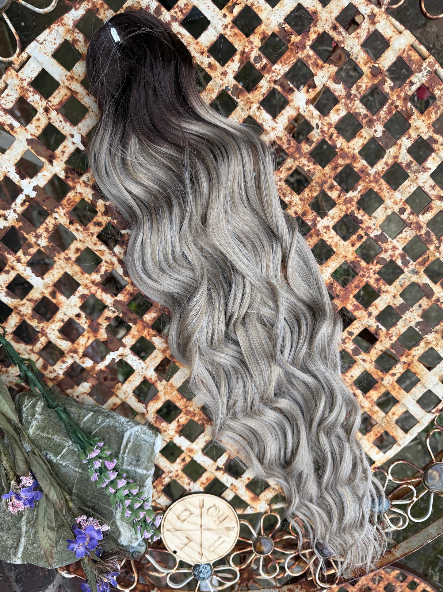 Brown to Dark Natural Blonde Ombré Loose Brushable Wave