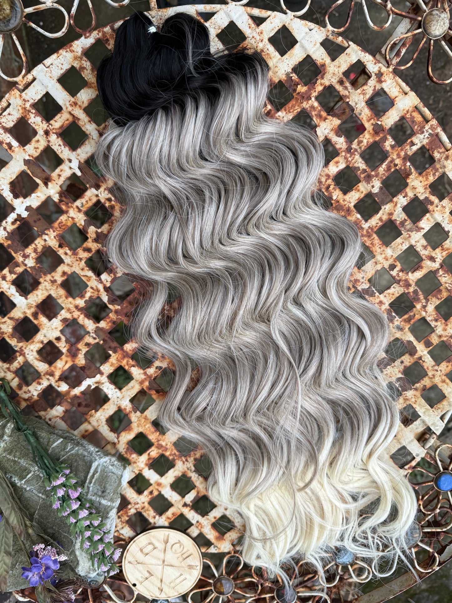 Darkest Brown to Blonde 3-tone Ombré Loose Brushable Wave