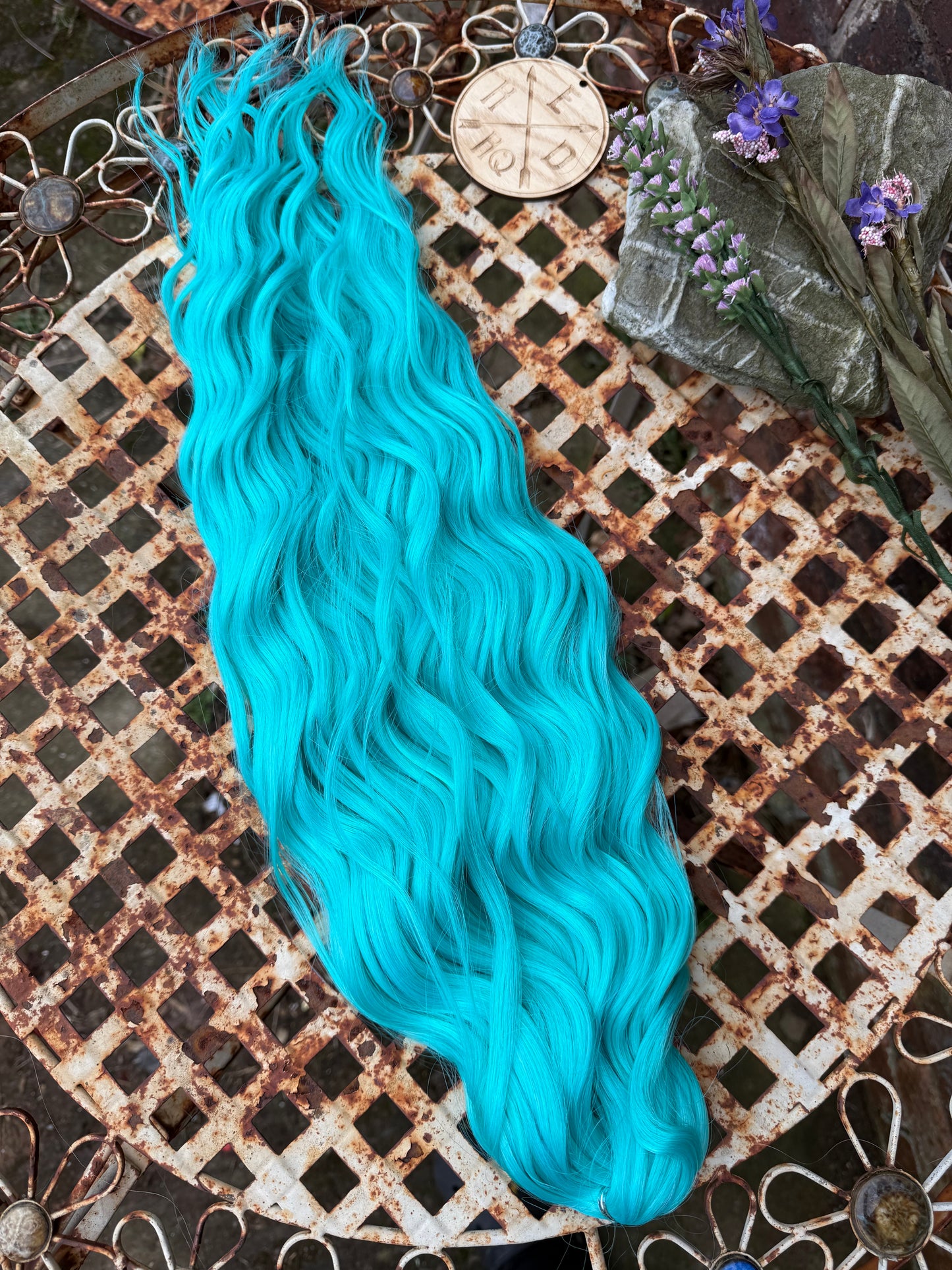 Green Blue Loose Brushable Wave