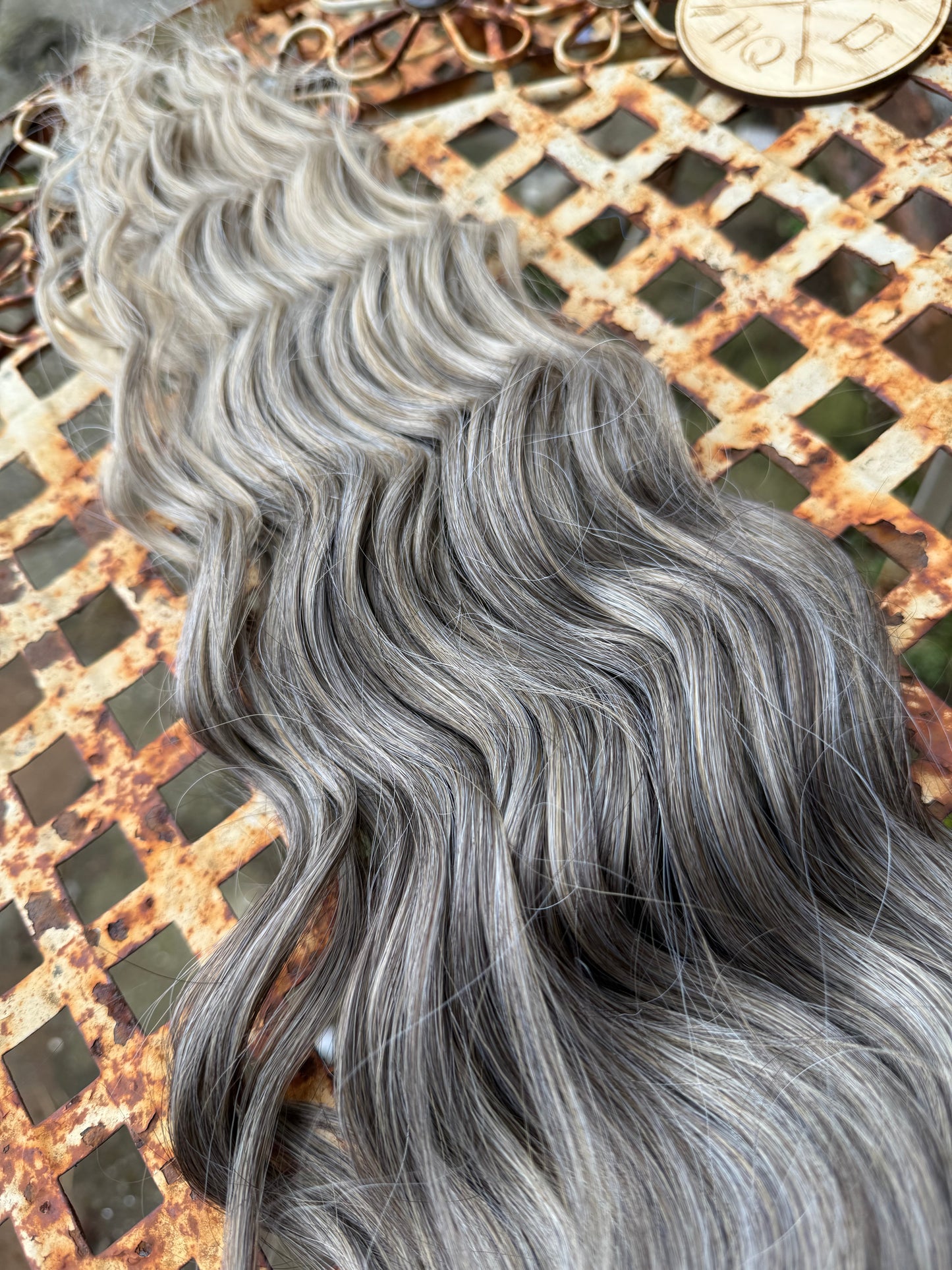 Dark Brown to Ice Blend Ombré Loose Brushable Wave