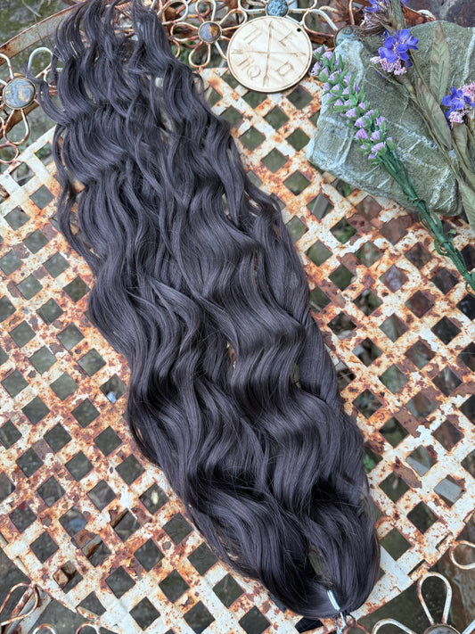 Dark Brown Loose Brushable Wave
