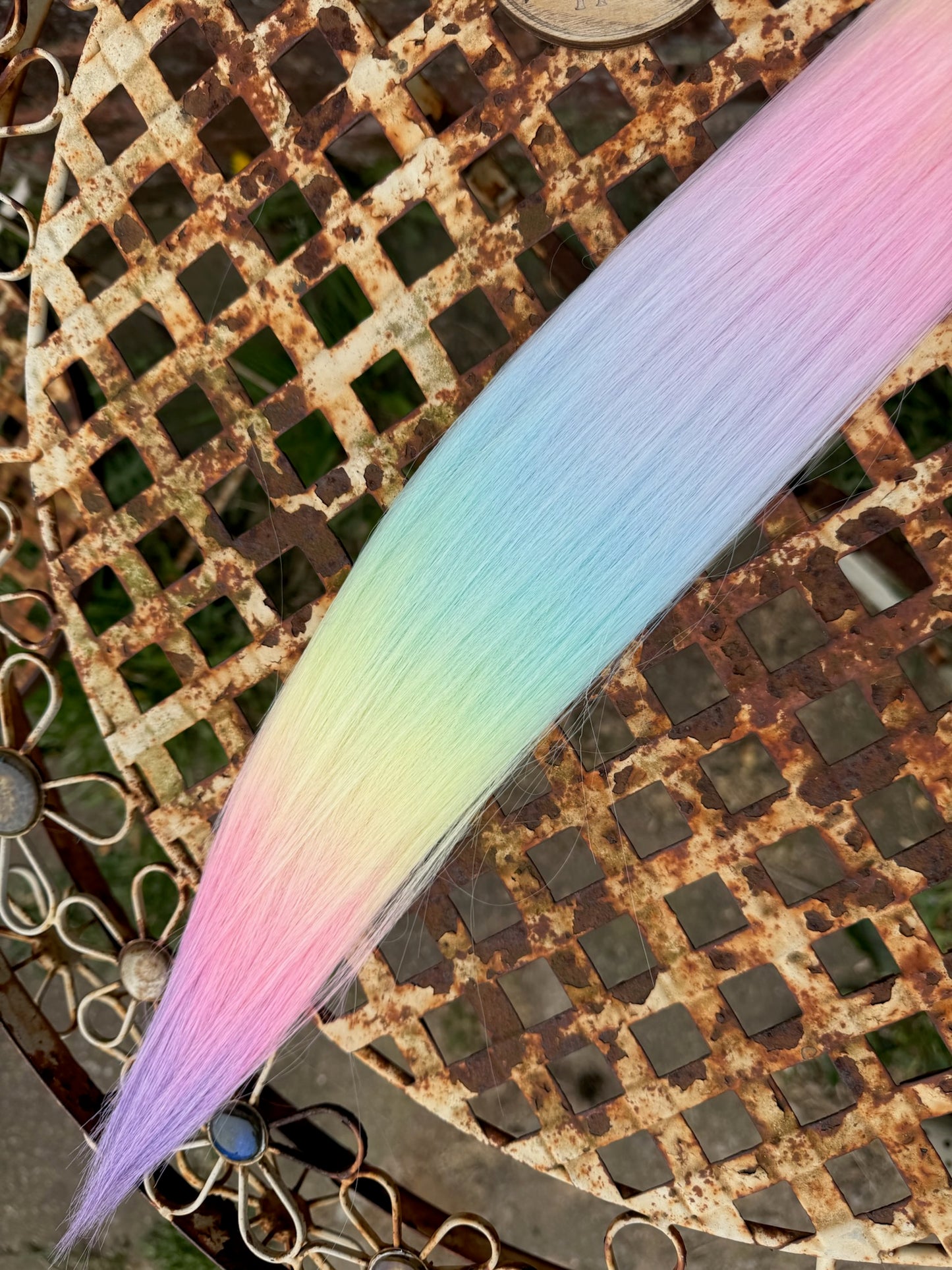 Pastel Ombre Mauve Tip Ariel Straight 100g