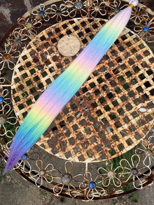 Pastel Ombre Purple Tip Ariel Straight 100g