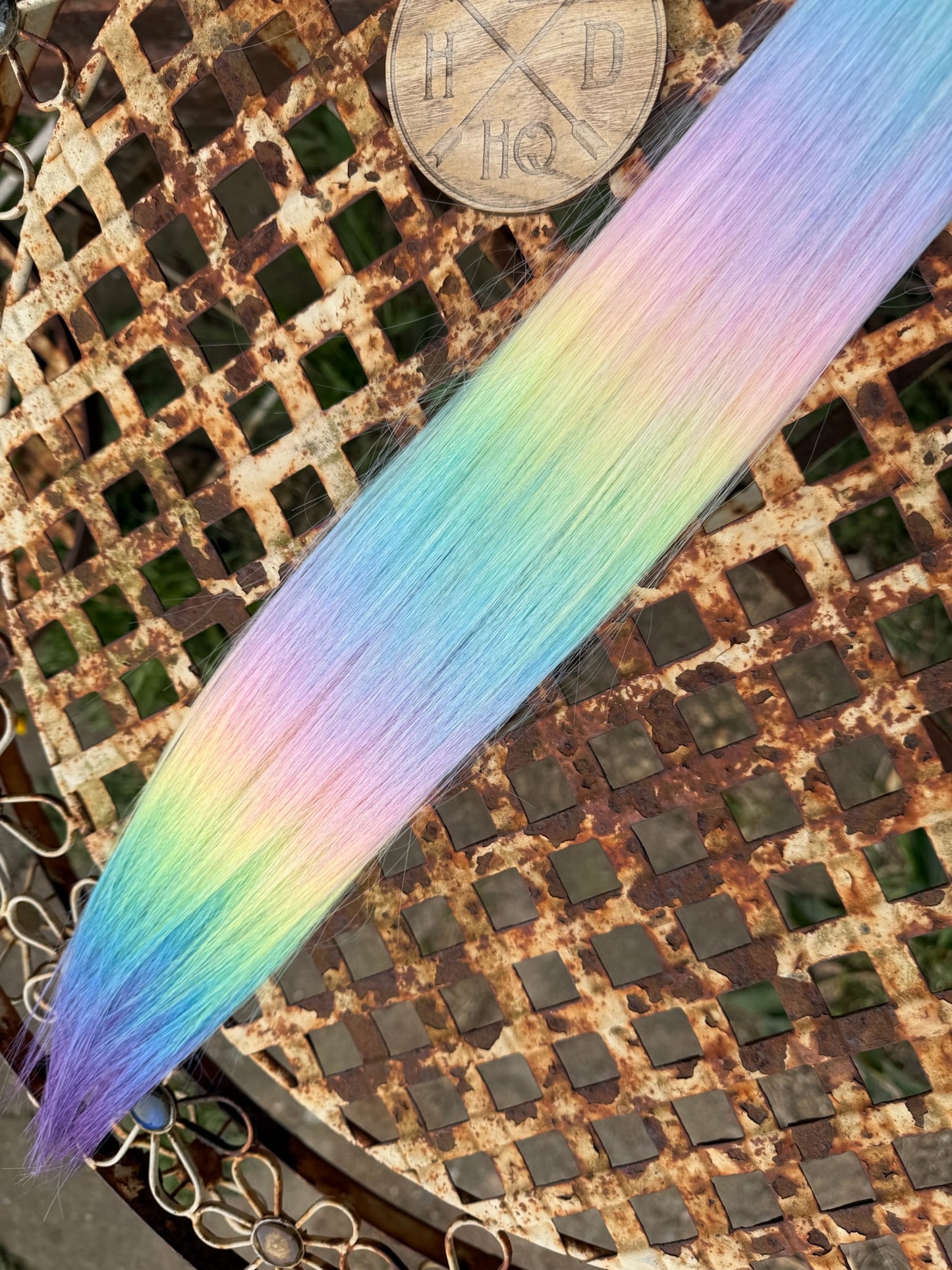 Pastel Ombre Purple Tip Ariel Straight 100g