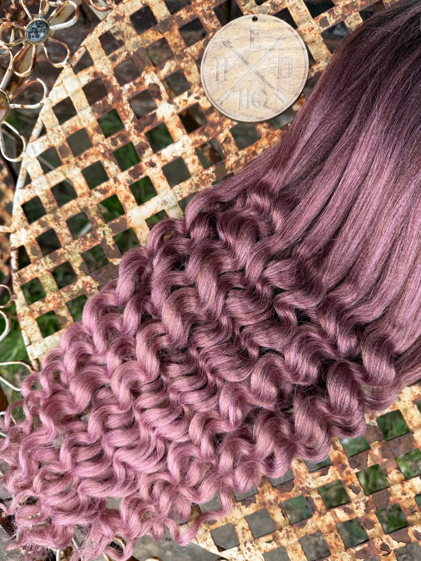 Black to Dusky Pink Tessa Straight to Wave 300g