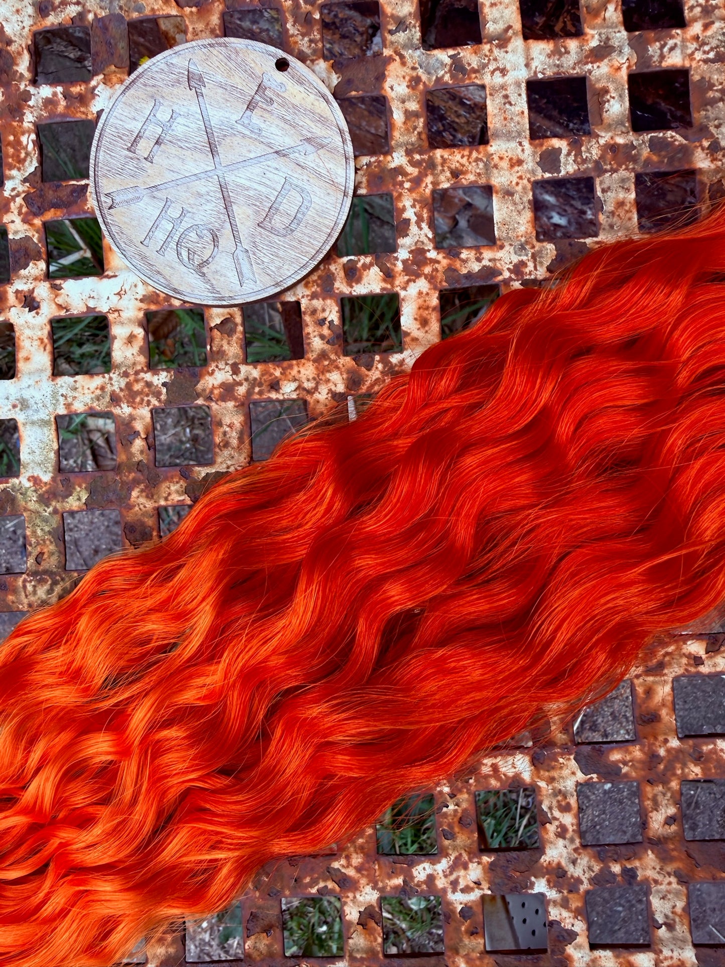 Red to Orange Ombre Ariel Beach Wave 100g