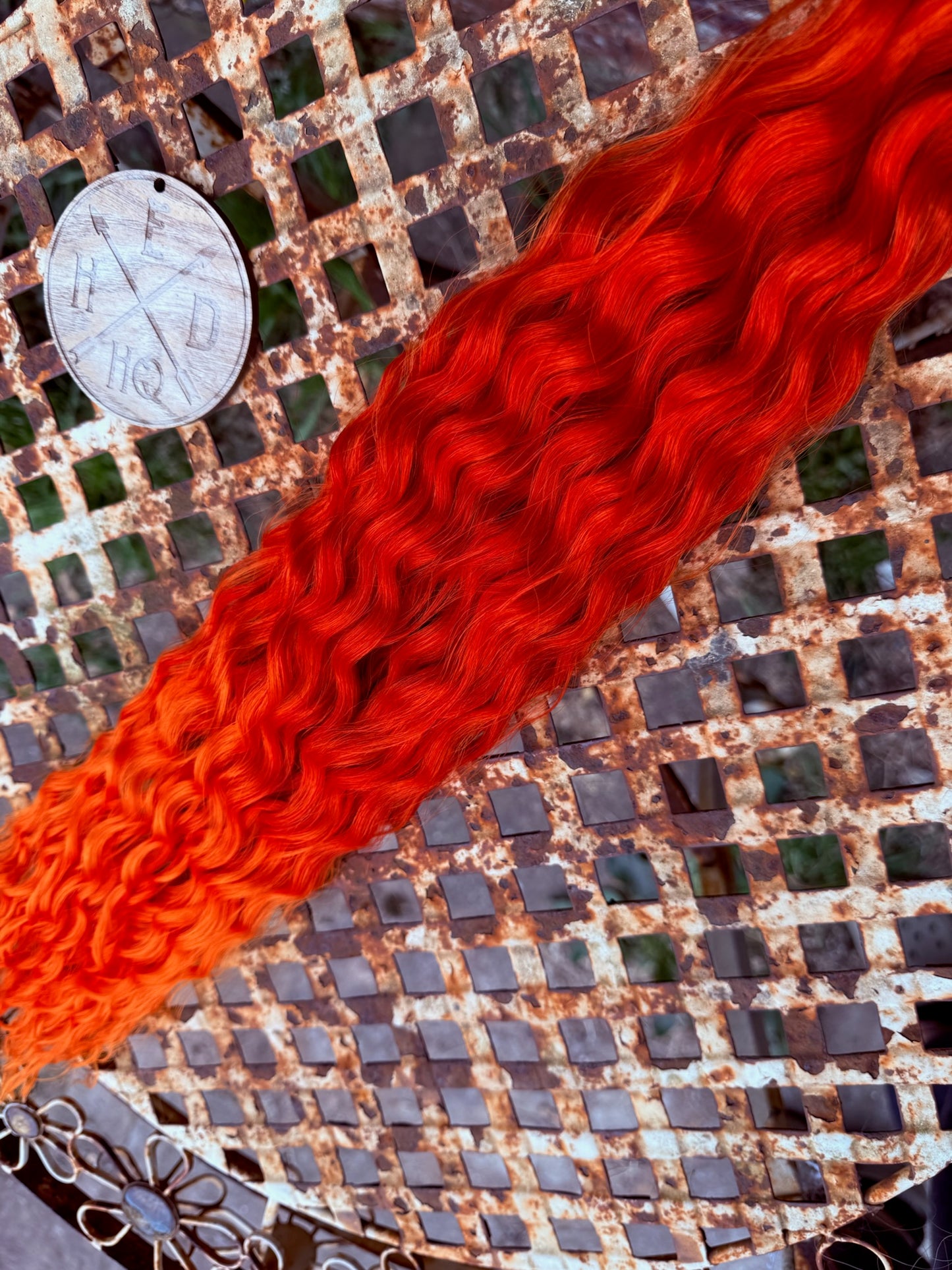 Red to Orange Ombre Ariel Beach Wave 100g