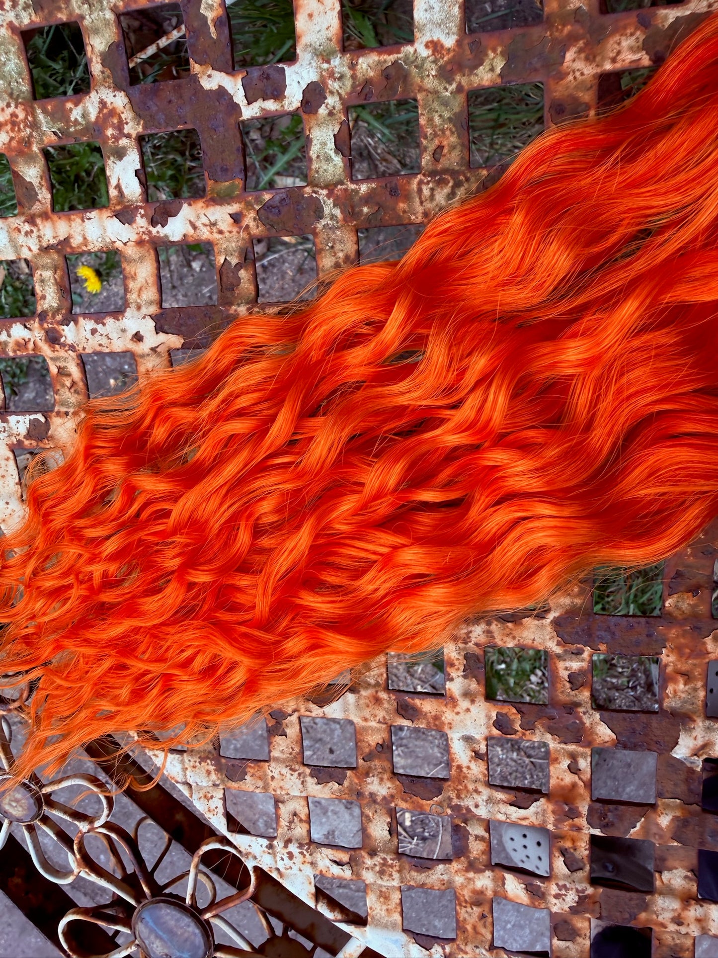 Red to Orange Ombre Ariel Beach Wave 100g
