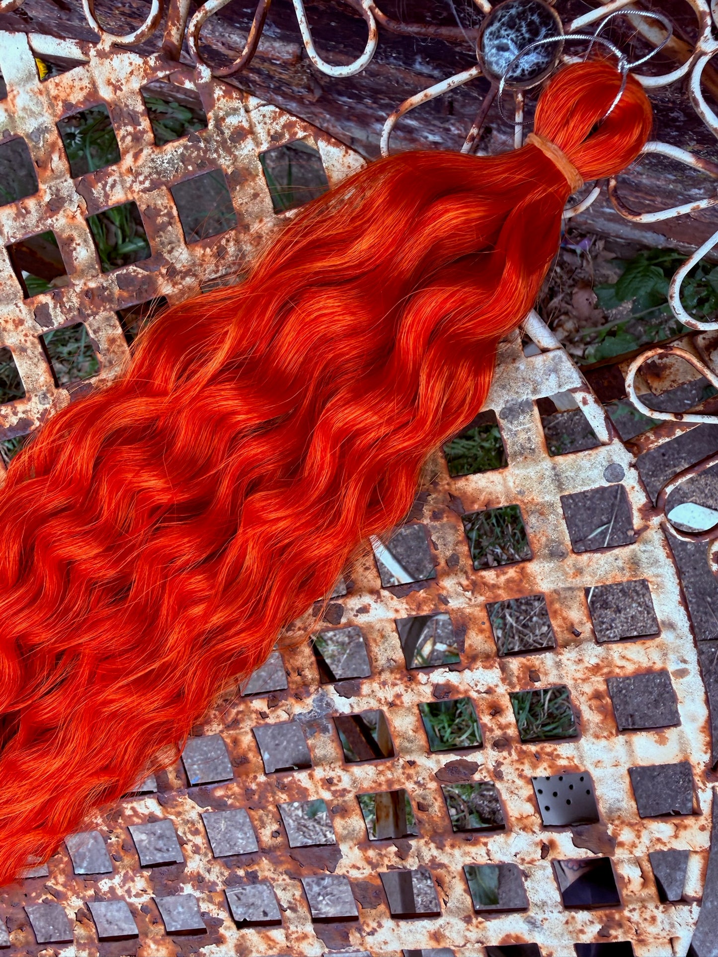 Red to Orange Ombre Ariel Beach Wave 100g