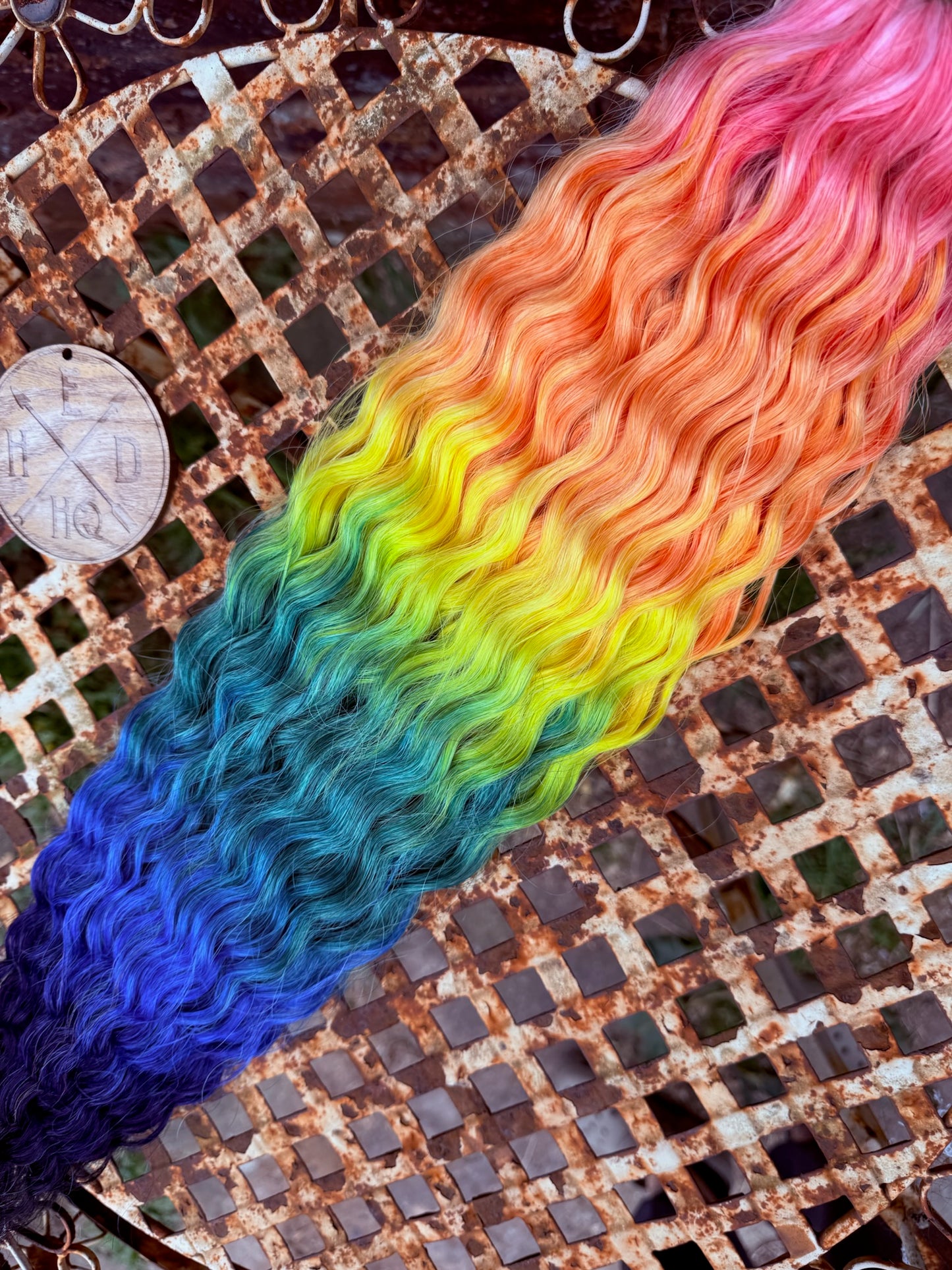 Dark Rainbow Ombre Ariel Beach Wave 100g