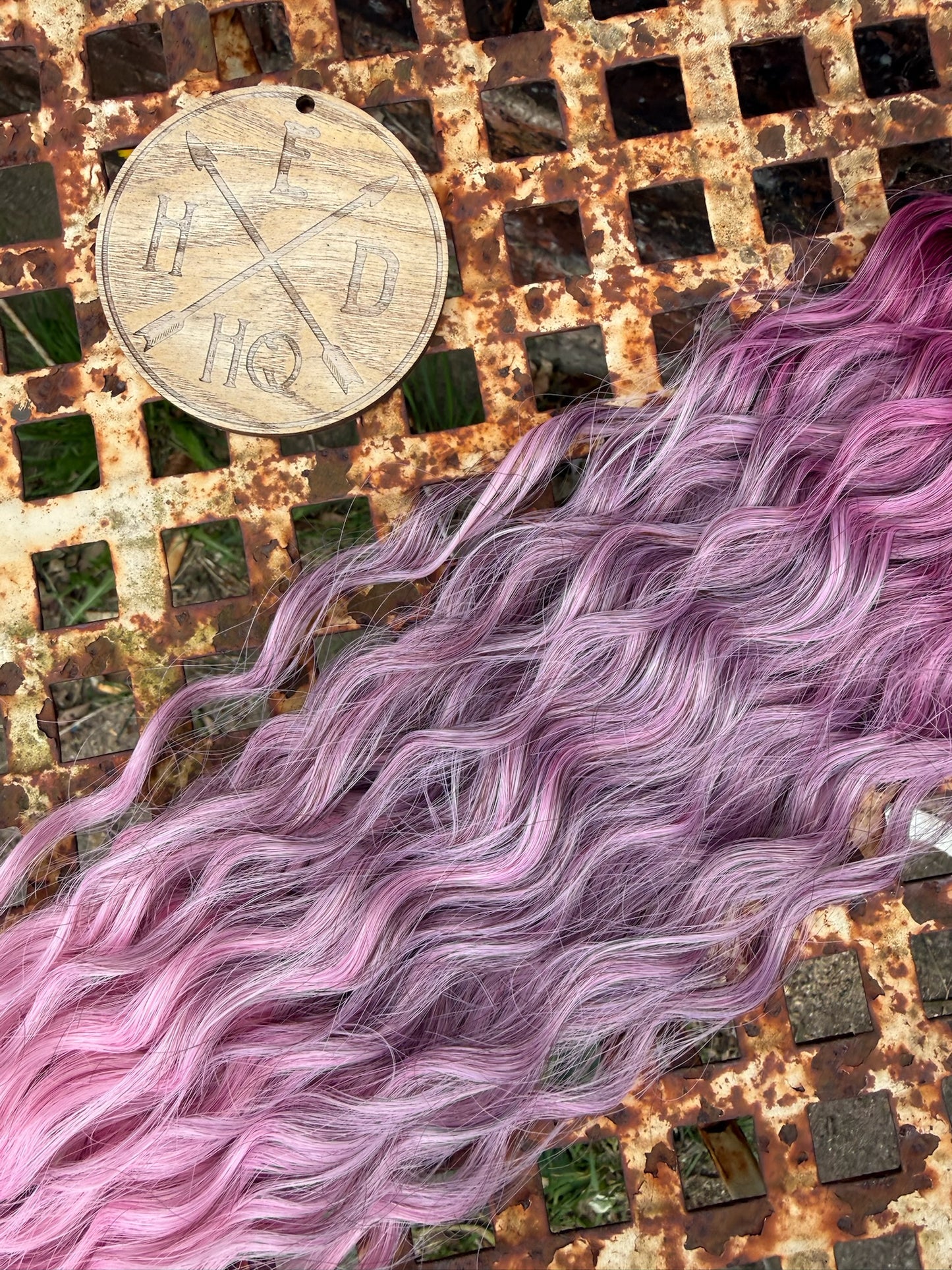 Purple Mauve Pink Mix Ombre Ariel Beach Wave 100g