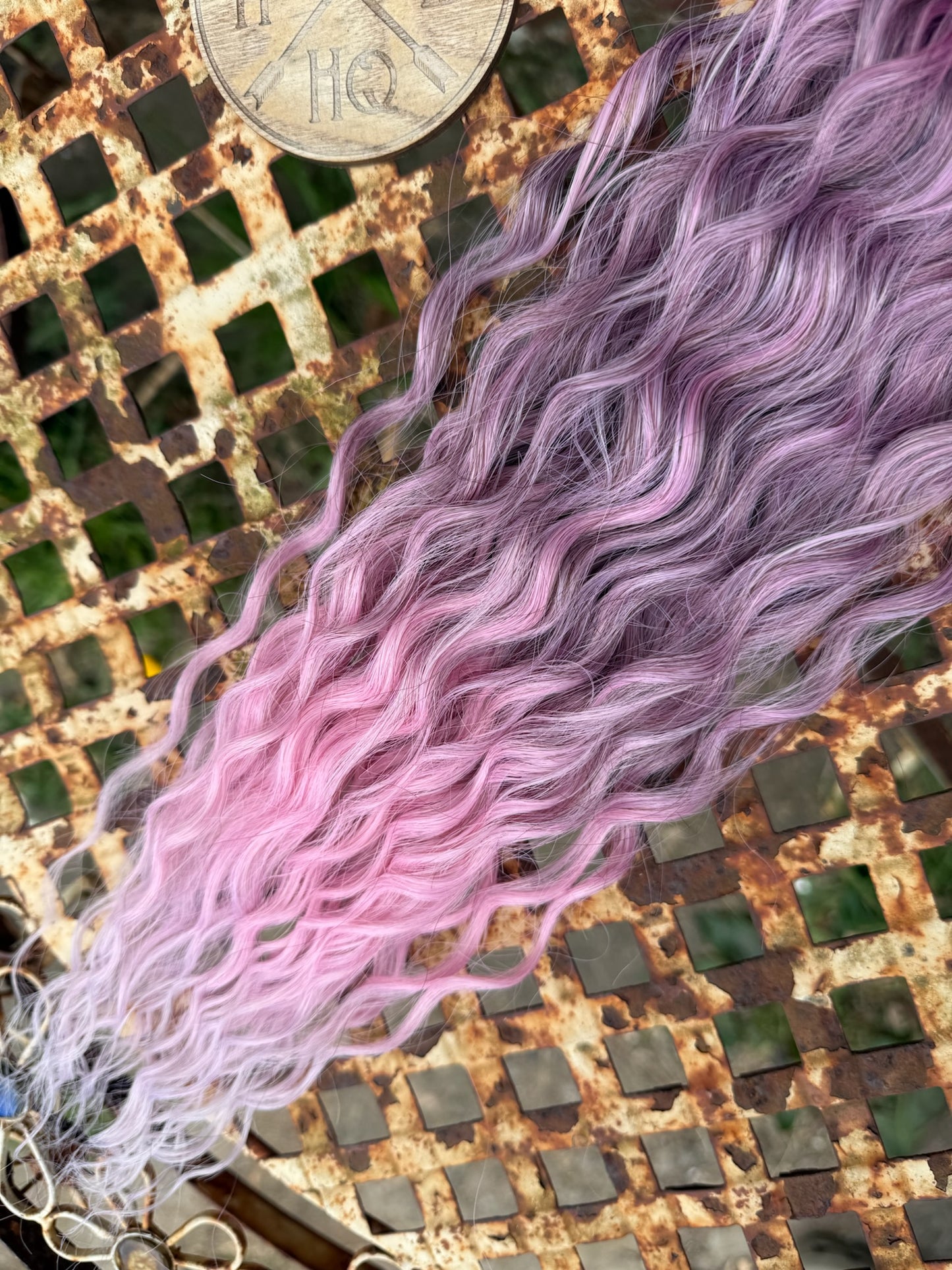 Purple Mauve Pink Mix Ombre Ariel Beach Wave 100g