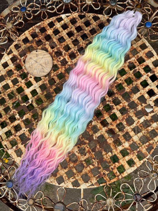 Mauve Tip Pastel Rainbow Ombre Ariel Beach Wave 100g