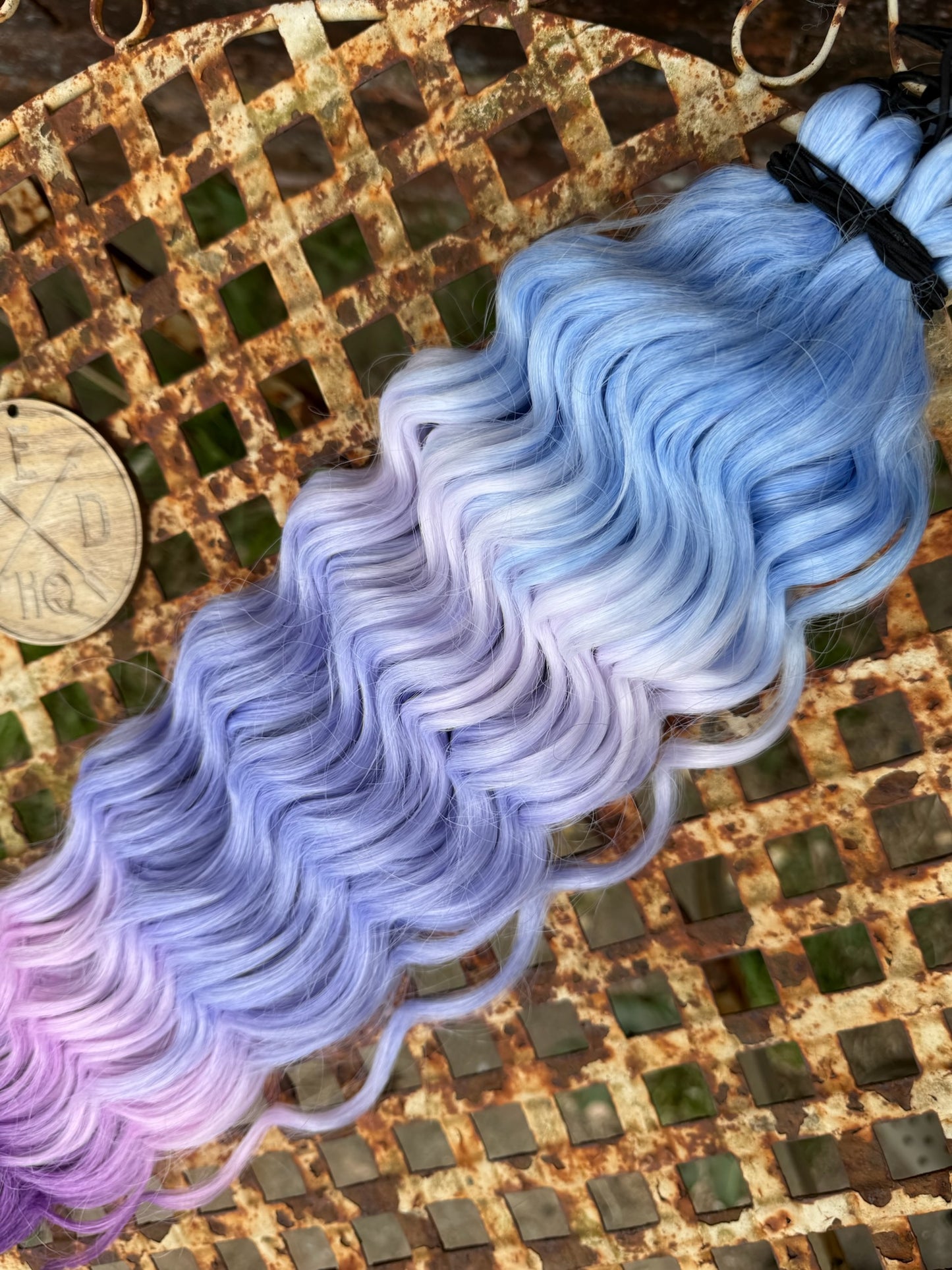Blue Purple Ombre Anna Loose Wave 100g