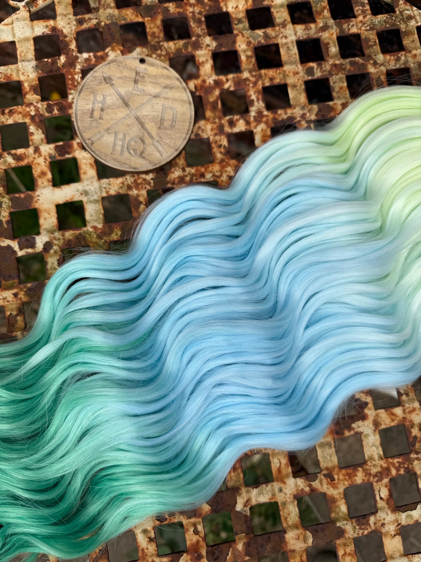 Green Blue Ombre Anna Loose Wave 100g